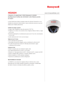HD262H Data Sheet - Honeywell Video Systems