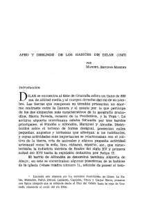 APEO Y DESLINDE DE LOS HABICES DE DILAR (1547) DILAR se