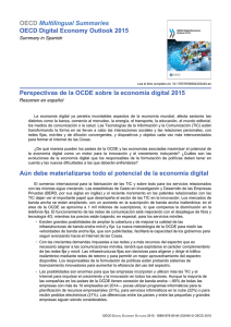 Perspectivas de la OCDE sobre la economía digital 2015
