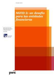 MiFID 2: un desafío para las entidades financieras
