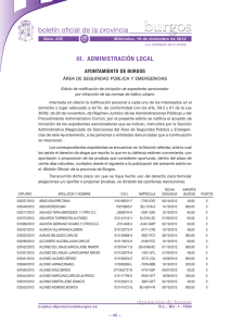 Anuncio 201207396 - Boletín Oficial de la Provincia de Burgos