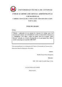 manual de rincones de trabajo - Repositorio UTC