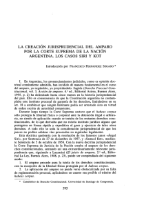 La creación jurisprudencial del amparo por la Corte