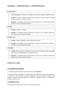 normas y reglas internas - Servicio de Deportes UVa Soria