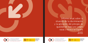 Informe anual sobre la situación de la discriminación y la aplicación