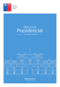 Mensaje Presidencial del 21 de Mayo de 2014