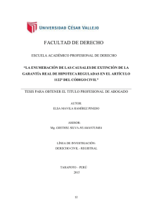 facultad de derecho - Repositorio de la Universidad Cesar Vallejo