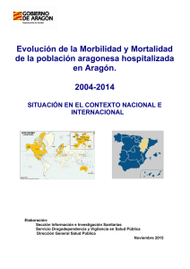Evolución de la Morbilidad y Mortalidad de la población aragonesa