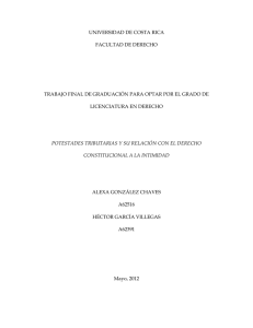 universidad de costa rica facultad de derecho trabajo final de
