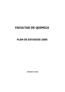 Plan de Estudios 2000
