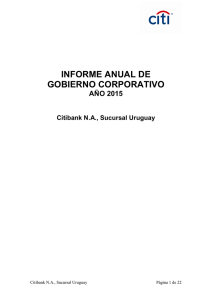 informe anual de gobierno corporativo