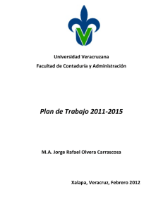 Plan de Trabajo 2011-2015