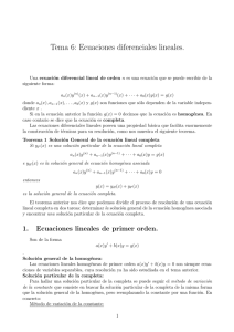 Tema 6: Ecuaciones diferenciales lineales. - amp-cal-isa