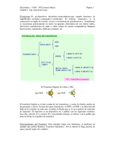 Electrónica – 5 EM – ITS Lorenzo Massa Pagina 1 Unidad 4