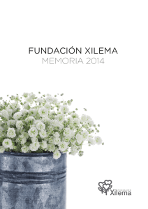 FUNDACIÓN XILEMA MEMORIA 2014