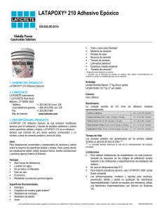 LATAPOXY® 210 Adhesivo Epóxico