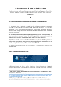 La Agenda secreta de Israel en América Latina