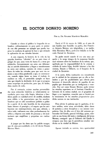 EL DOCTOR DONATO ,MORENO - Salud Pública de México