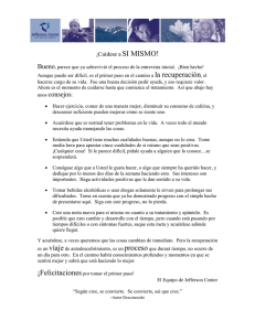 ¡Cuídese a SI MISMO! - Jefferson Center for Mental Health