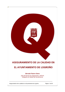Aseguramiento de la calidad en el Ayuntamiento de Logroño