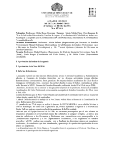 Nro. 5/2016 - Decanato de Estudios Generales
