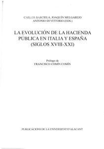 la evolucion de la hacienda publica en italia y espana