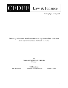 WP23-2008 PRECIO Y VALOR REAL EN EL CONTRATO DE