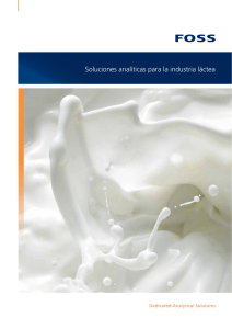Soluciones analíticas para la industria láctea