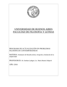 Programa - Universidad de Buenos Aires
