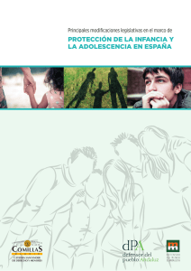 PROTECCIÓN DE LA INFANCIA Y LA ADOLESCENCIA EN ESPAÑA