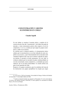 concentración y grupos económicos en chile