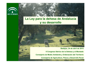 La ley para la Dehesa en Andalucía