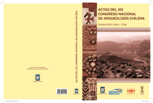 Actas del XIX Congreso Nacional de Arqueología Chilena