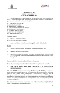 1 CONCEJO MUNICIPAL SESION ORDINARIA