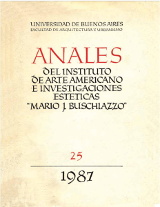 Anales N°25 - Instituto de Arte Americano