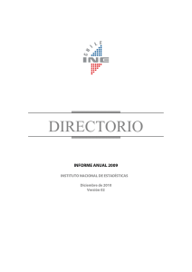 Directorio Nacional de Empresas Informe Anual 2009