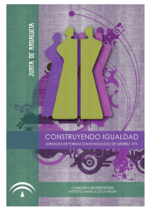 Jornadas Construyendo Igualdad 2015