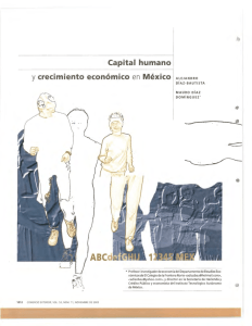 Capital humano y crecimiento económico en México