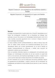 Flipped Classroom, una experiencia de enseñanza abierta y flexible