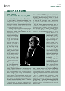 Milton Friedman - Revista Índice