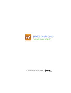 SMART Sync 2010 | Guía de inicio rápido