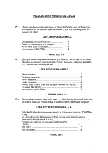 TRANSATLANTIC TRENDS 2004 – SPAIN