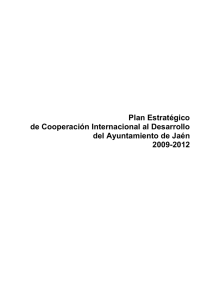 Plan Estratégico de Cooperación Internacional al Desarrollo del