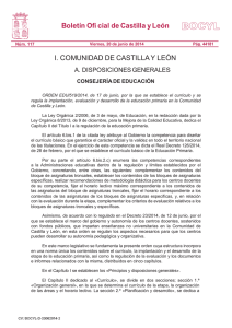 Boletín Ofi cial de Castilla y León