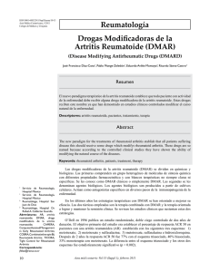 Drogas Modificadoras de la Artritis Reumatoide (DMAR)