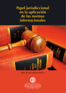 Papel jurisdiccional en la aplicación de las normas internacionales