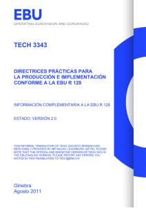 tech 3343 directrices prácticas para la producción e