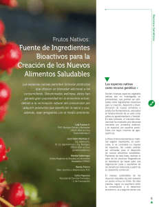 Fuente de Ingredientes Bioactivos para la Creación de los Nuevos