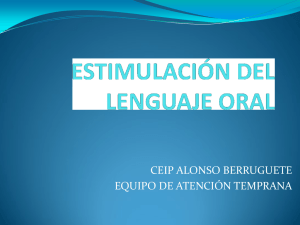 lenguaje oral - CEIP Alonso Berruguete