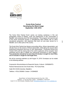 Kunta Kinte Festival Developing the Black Image